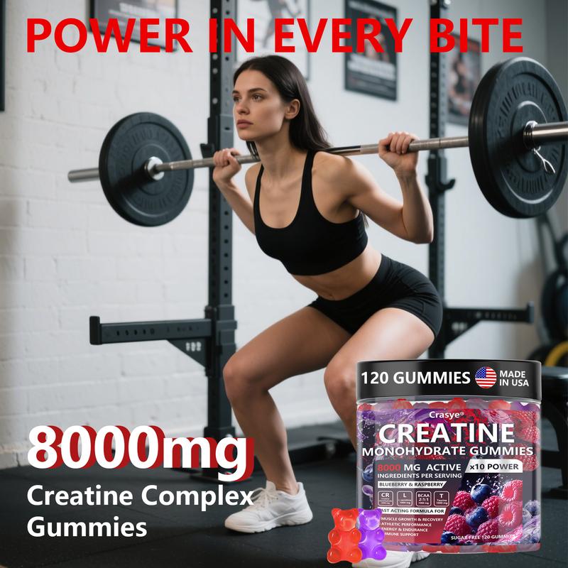 FORZA – Gomitas de Creatina para Energía y Recuperación Muscular