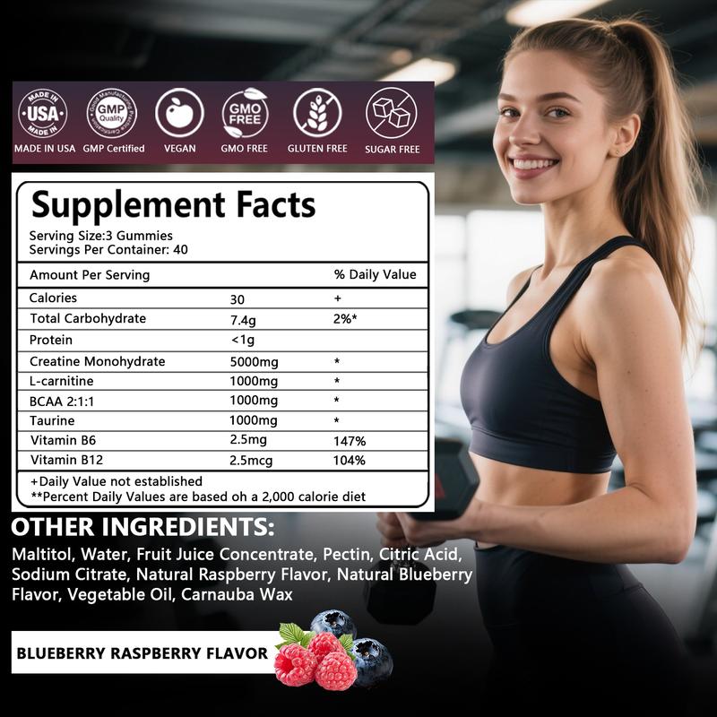 FORZA – Gomitas de Creatina para Energía y Recuperación Muscular