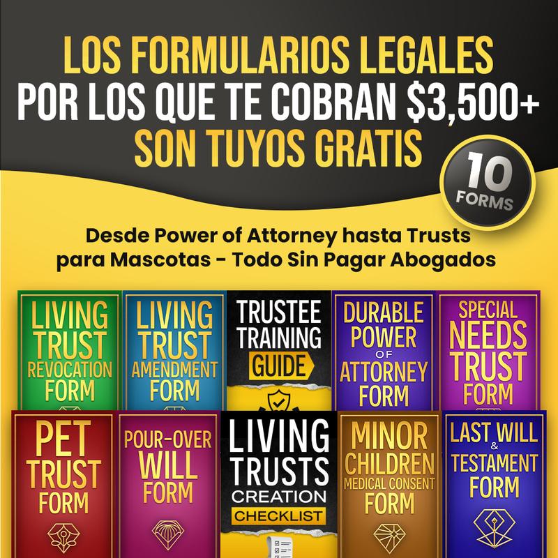 El Único Libro de Living Trusts en Español — Protege Tu Casa Antes Que El Sistema Lo Haga