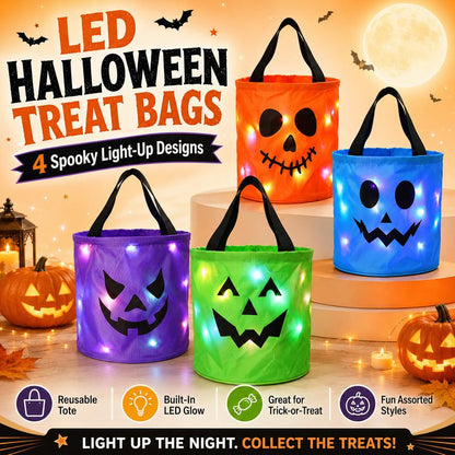 GlowBoo Light-Up Trick-or-Treat Bags