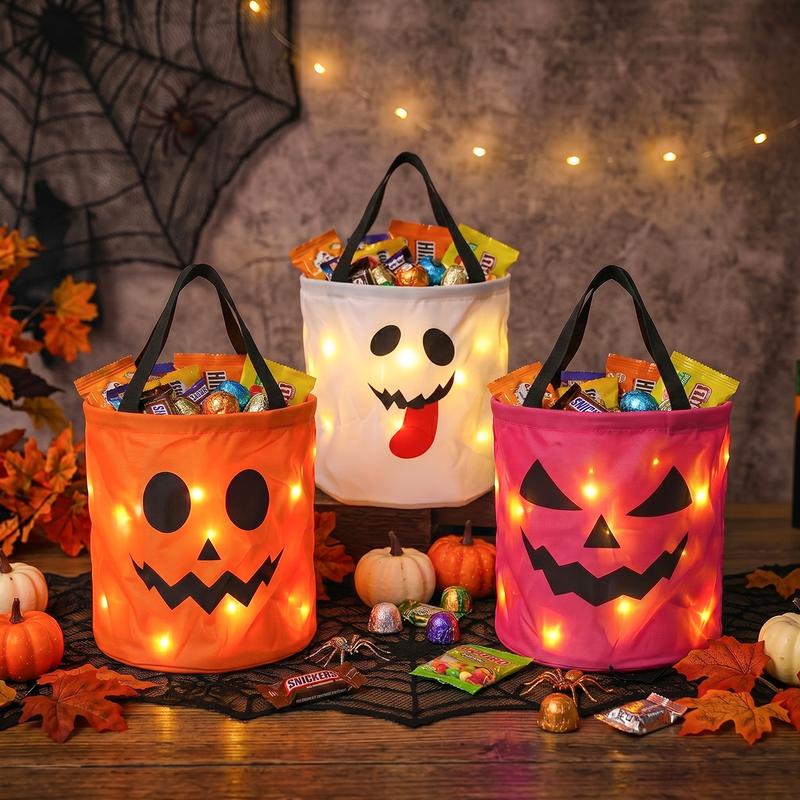 GlowBoo Light-Up Trick-or-Treat Bags