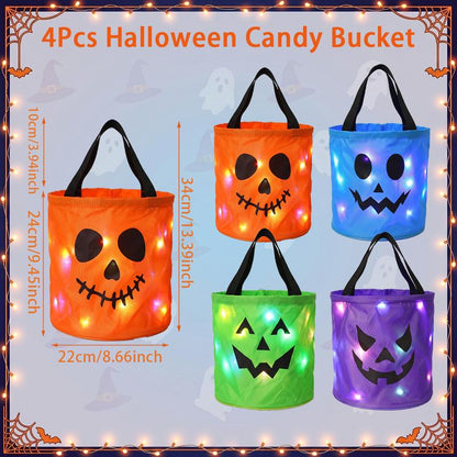 GlowBoo Light-Up Trick-or-Treat Bags