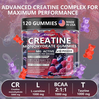 FORZA – Gomitas de Creatina para Energía y Recuperación Muscular