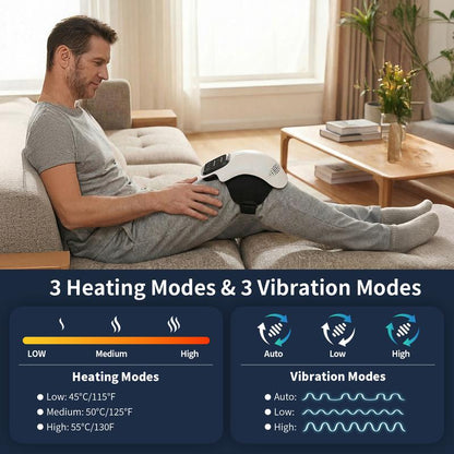 KneeEase Pro™ | Cordless Heated Knee Massager