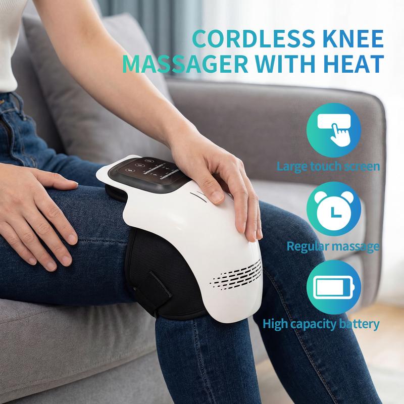 KneeEase Pro™ | Cordless Heated Knee Massager